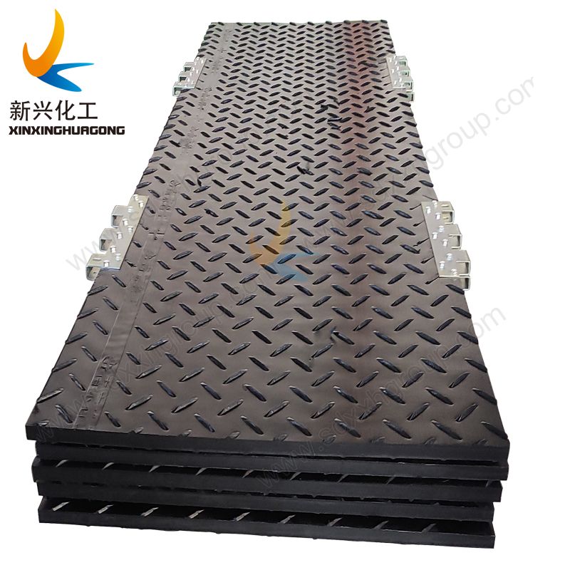 Cheapest durable anti slip temporary road mats for mud road and grass road protection mats with promotion price