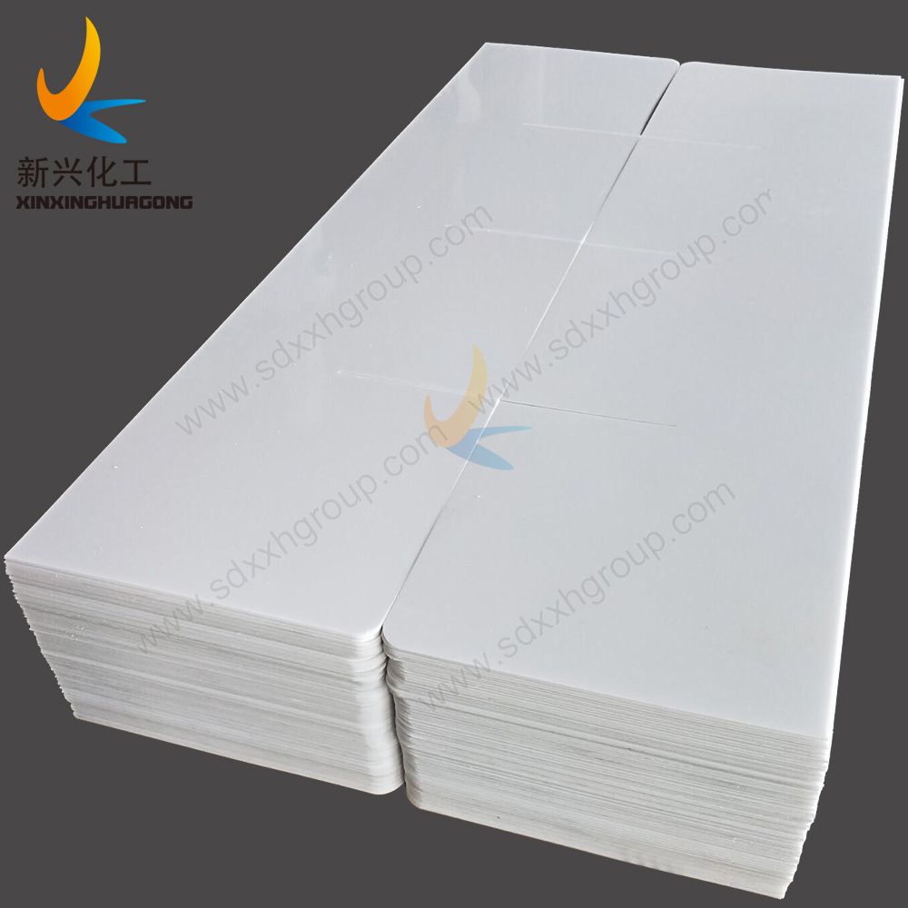 smooth surface white color HDPE sheet