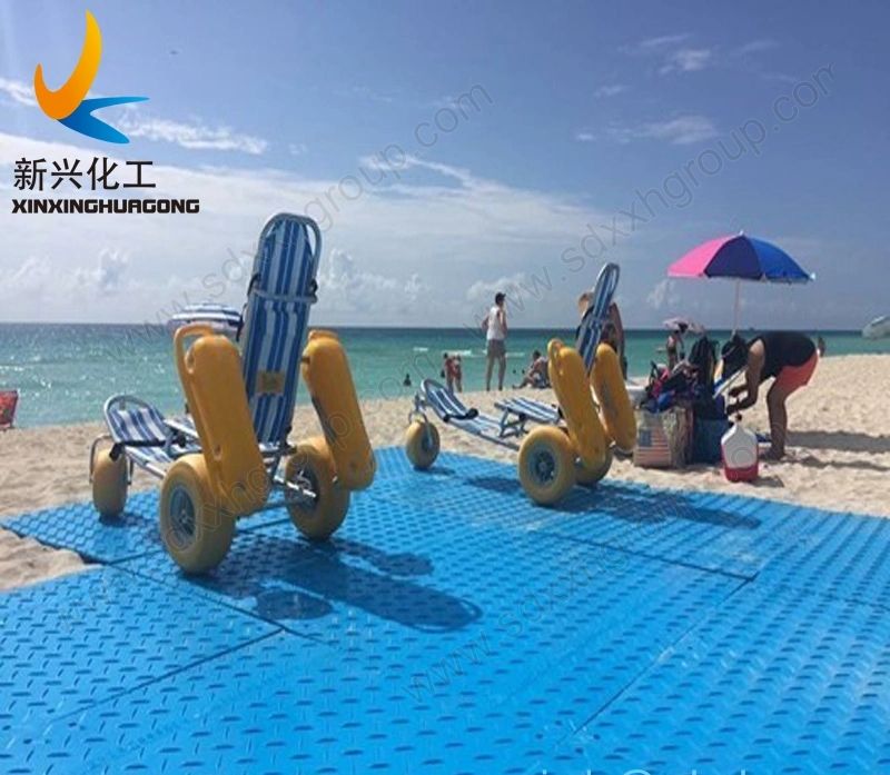 light weight portable HDPE wheelchair mats beach access