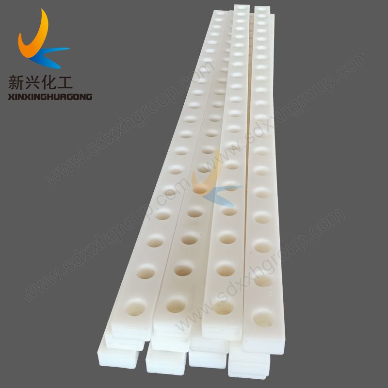 Customized UHMWPE guide rail paper machine dewatering suction box cover