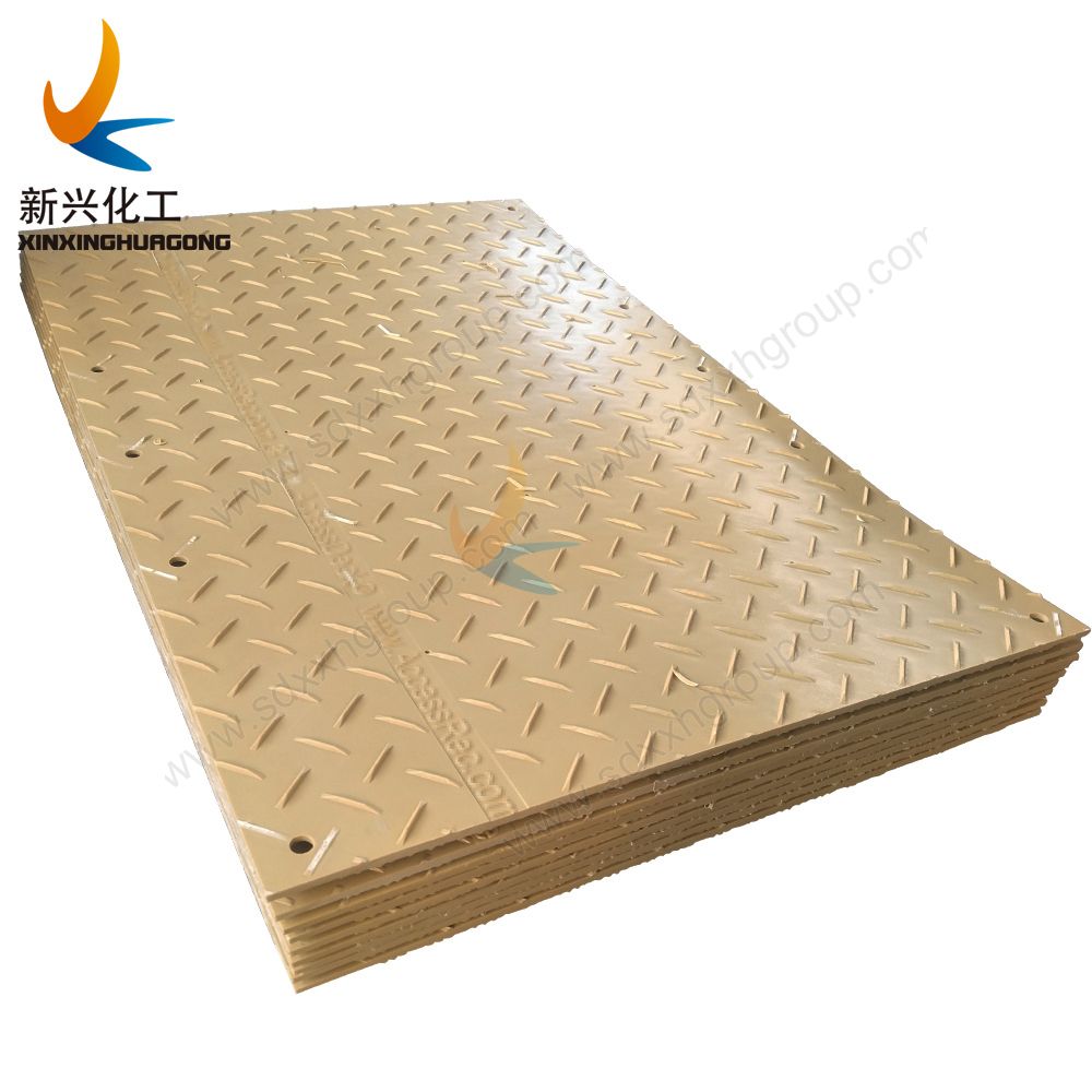 yellow colored light weight plastic road accsess mat