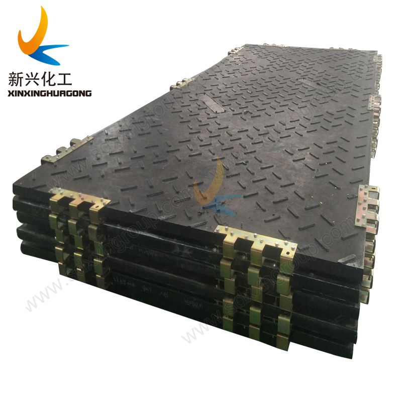 Heavy-duty composite ground protection mats