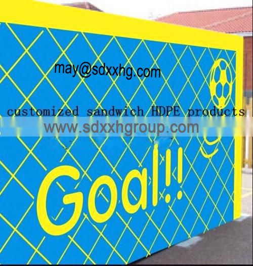 color cored Playground HDPE boards