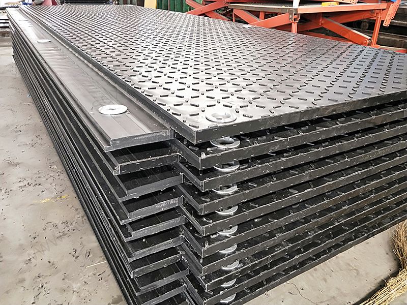 heavy duty interlocking composite road mats