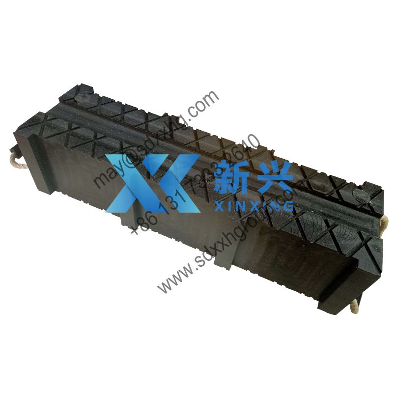 composite blocks for crane stable