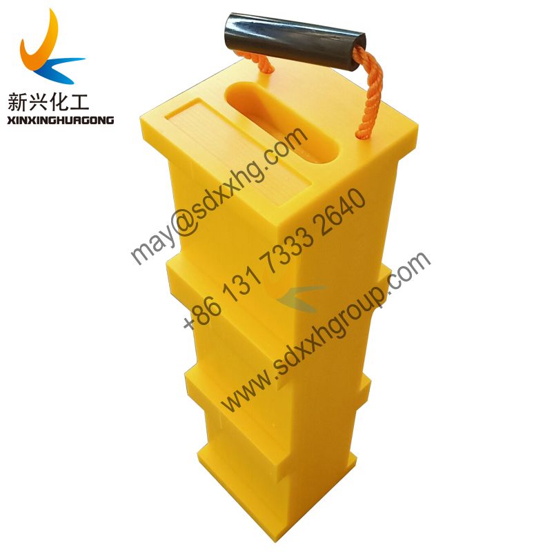 composite durable blocks for crane/machine stable