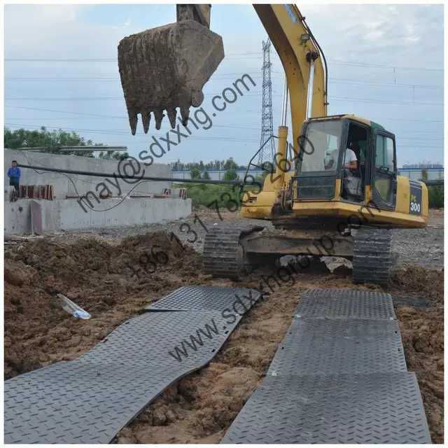 Hdpe temporary floor protection mats/track road construction matte
