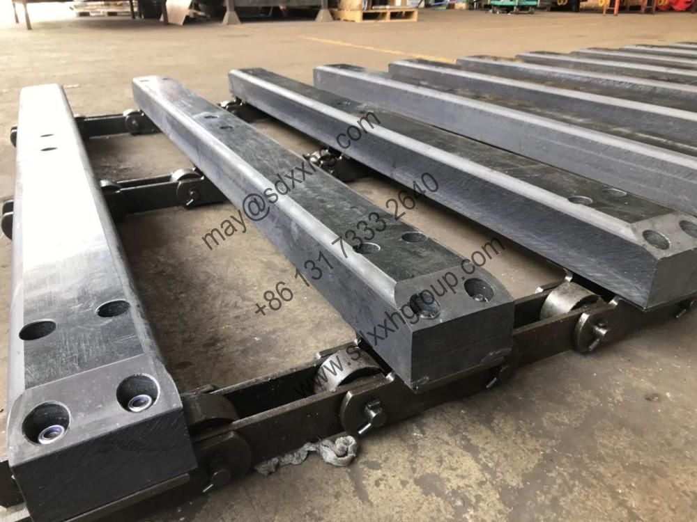 UHMWPE wear resistant excavator track shoes railway sleeper
