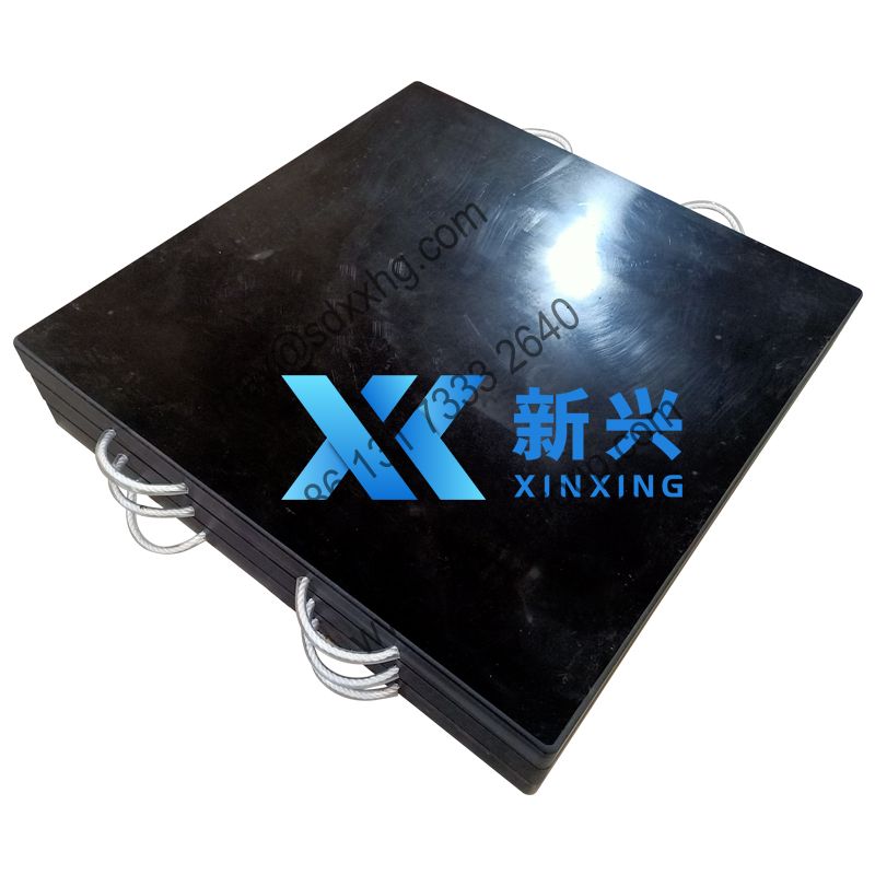 Customized composite plastic big size crane outrigger pads