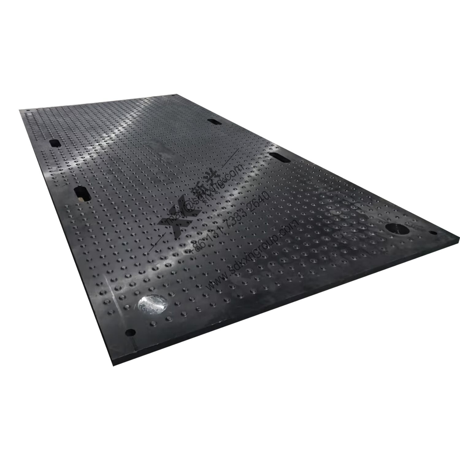 Excavator Floor Protection Mat 4X8 Eco-friendly Hdpe Construction Sludge Mat