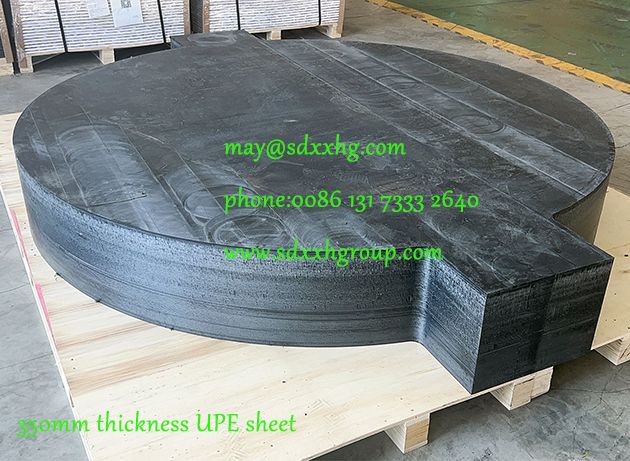customized UHMWPE blocks 350mm thickness UPE pads