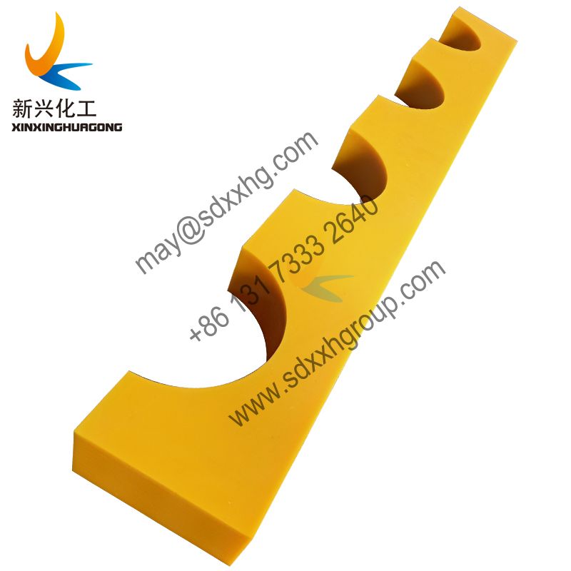 UHMWPE customized pipe spacer duct support blocks