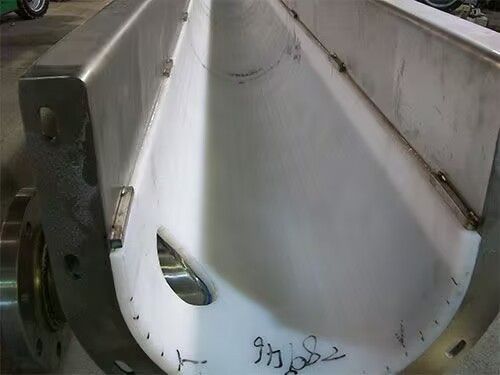 UHMWPE wear resistant U trough lining for conveyor