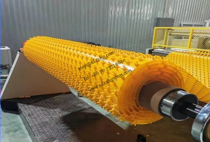 Concrete protective v-grip HDPE liner