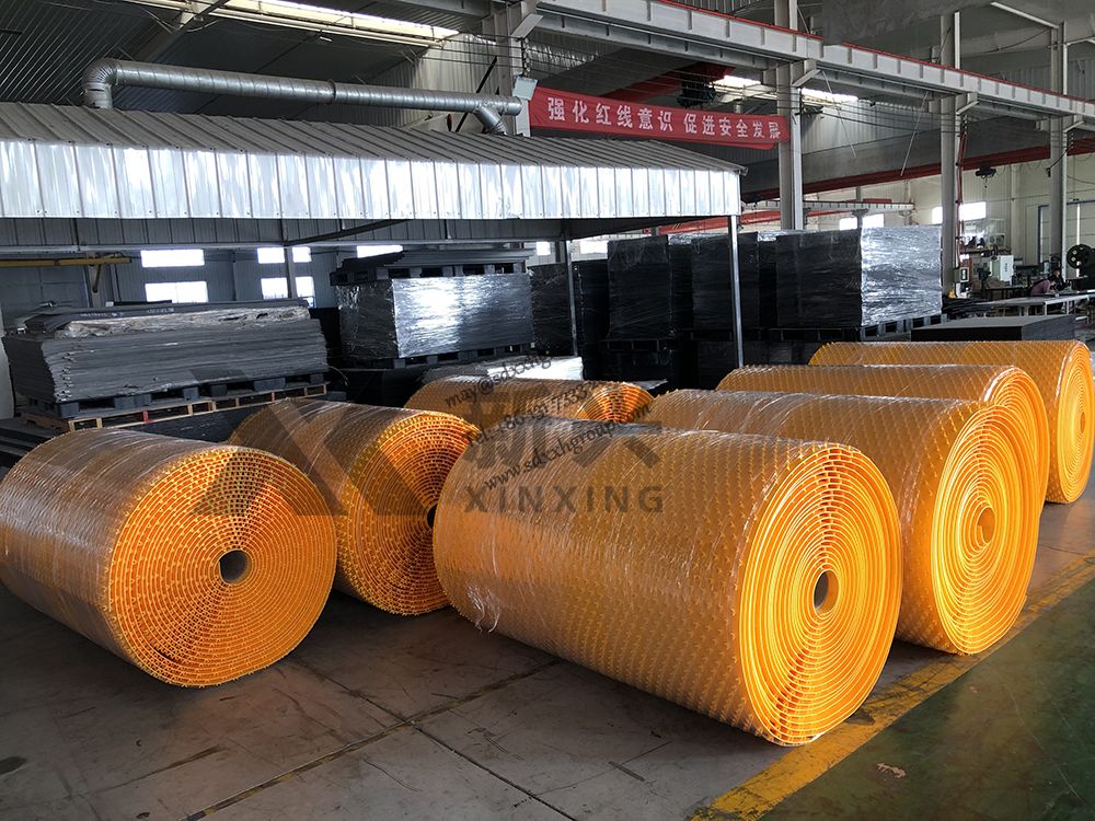 Concrete protective v-grip HDPE liner