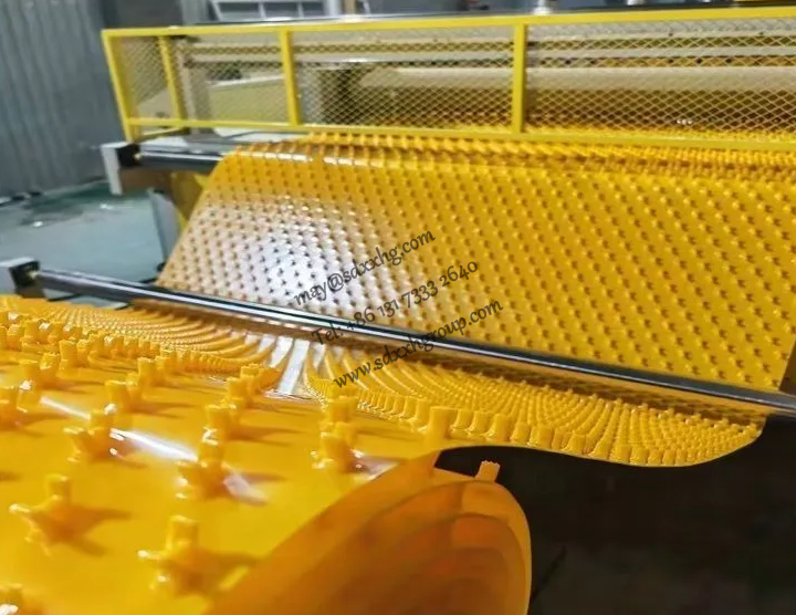 Concrete protective v-grip HDPE liner