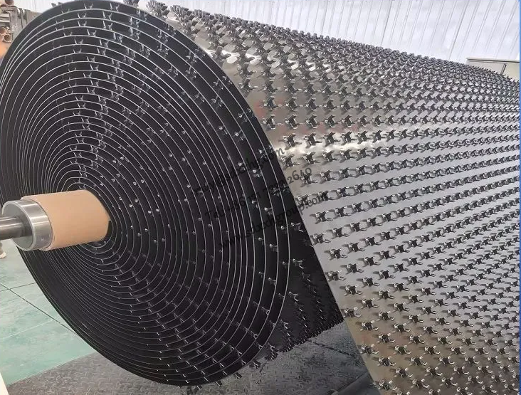 Concrete protective v-grip HDPE liner