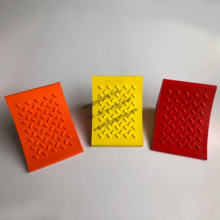 Heavy-duty safe vehicles wheel stopper blocks