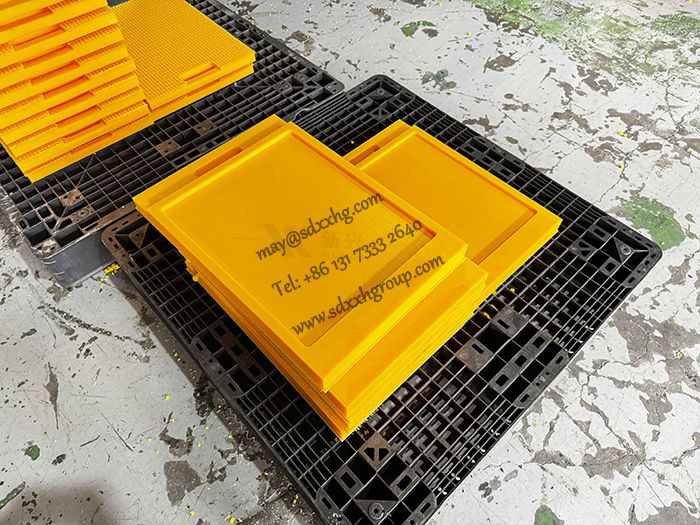 UHWMPE HDPE PE plastic crane foot support mat/plate for construction