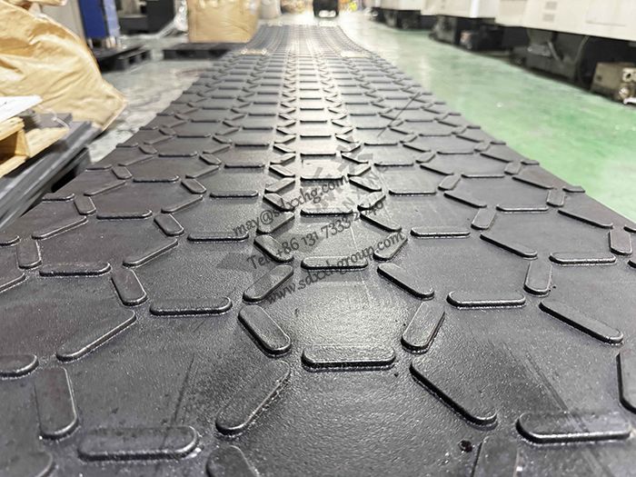 Flame retardant and anti-static ground protection mats for coal industry