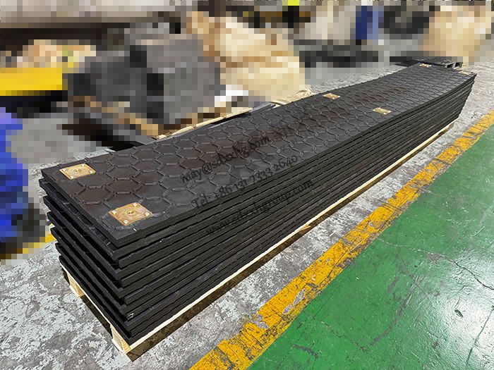 Flame retardant and anti-static ground protection mats for coal industry