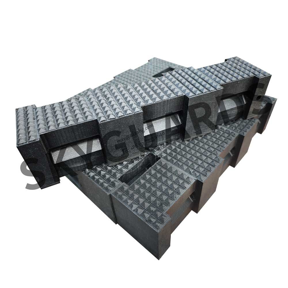 Recycled UHMW‑PE Cribbing Blocks, Interlocking Stabilization Support Blocks