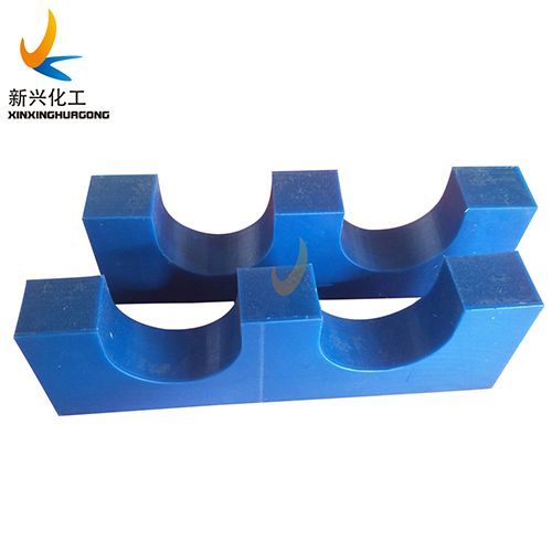 Customized  UHMWPE CNC pipe spacer