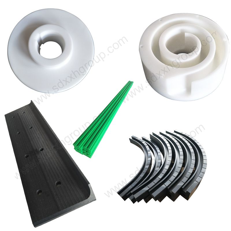 Customized  UHMWPE CNC pipe spacer