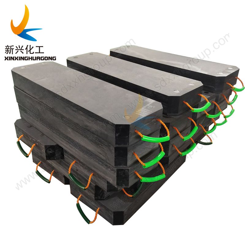 Safe work crane stabilizer pads Jacking support blocks UHMWPE mats