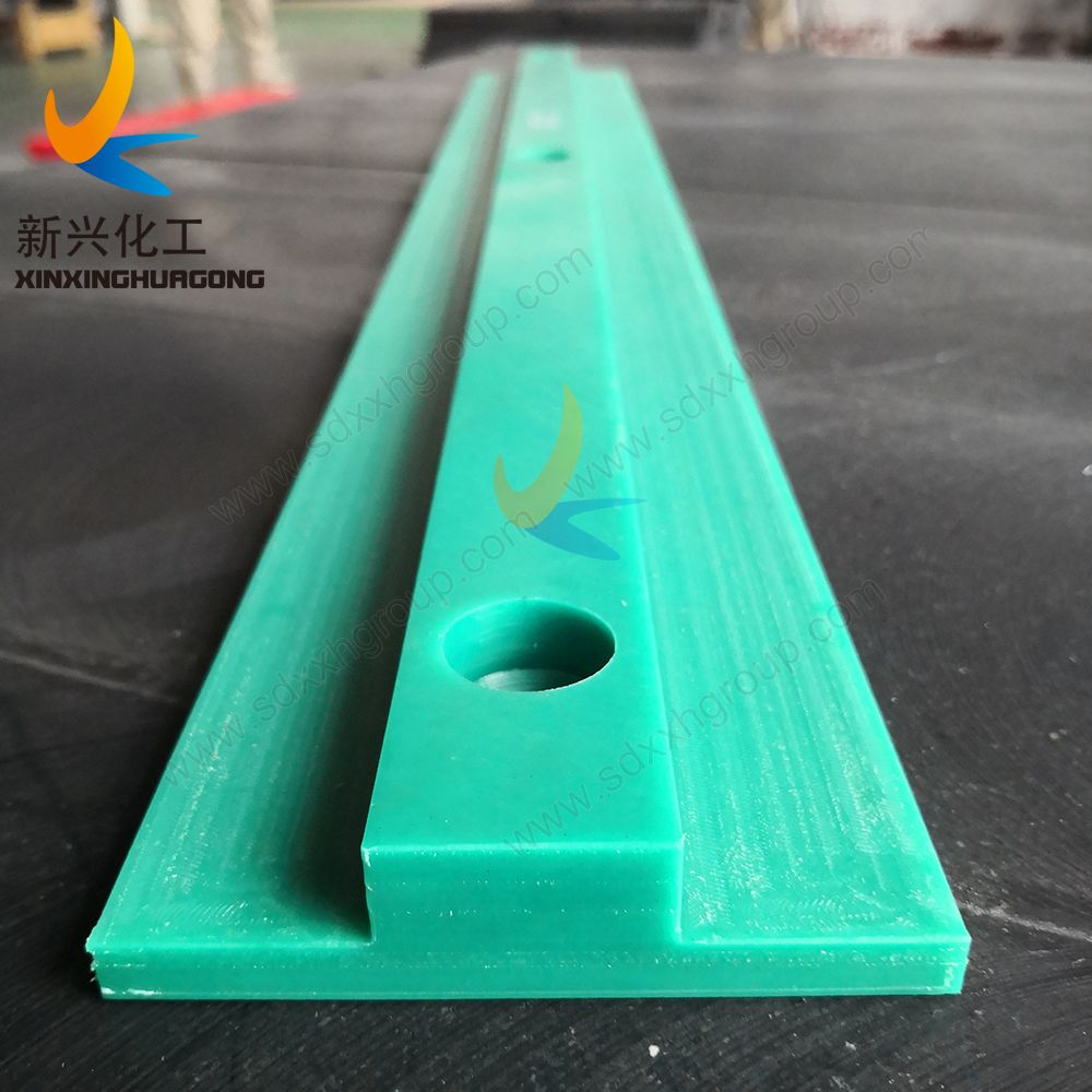 Customized UHMWPE parts wear resistant conveyor scraper