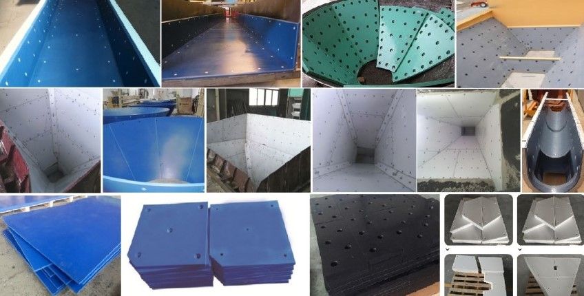 Wear resistant PE1000 UHMWPE liner sheet wear strips