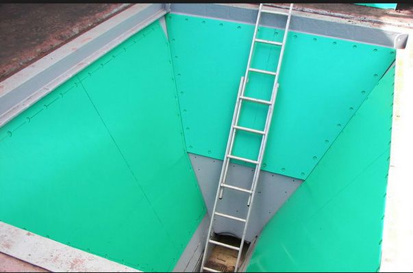 UHMWPE wear liner bunker lining sheet