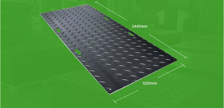 4x8 plastic hdpe ground mat accessmat flooring and pedestrian mats heavy duty vehicle access road