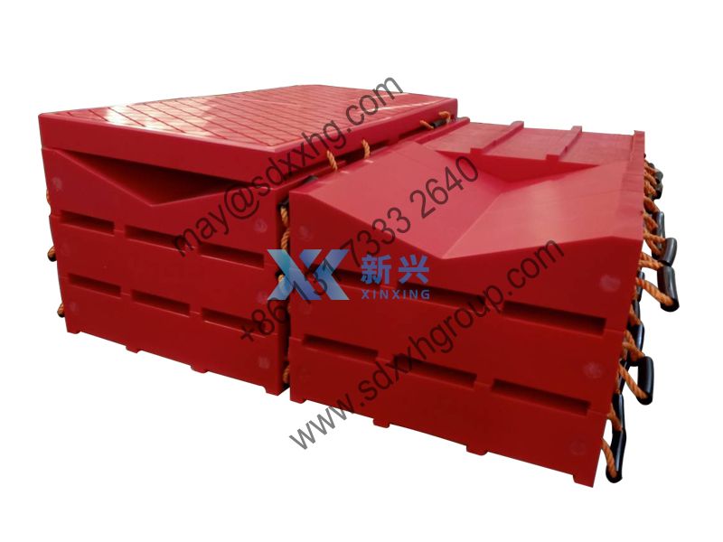 stackable stable blocks for machinery reparing crane cribbing blocks