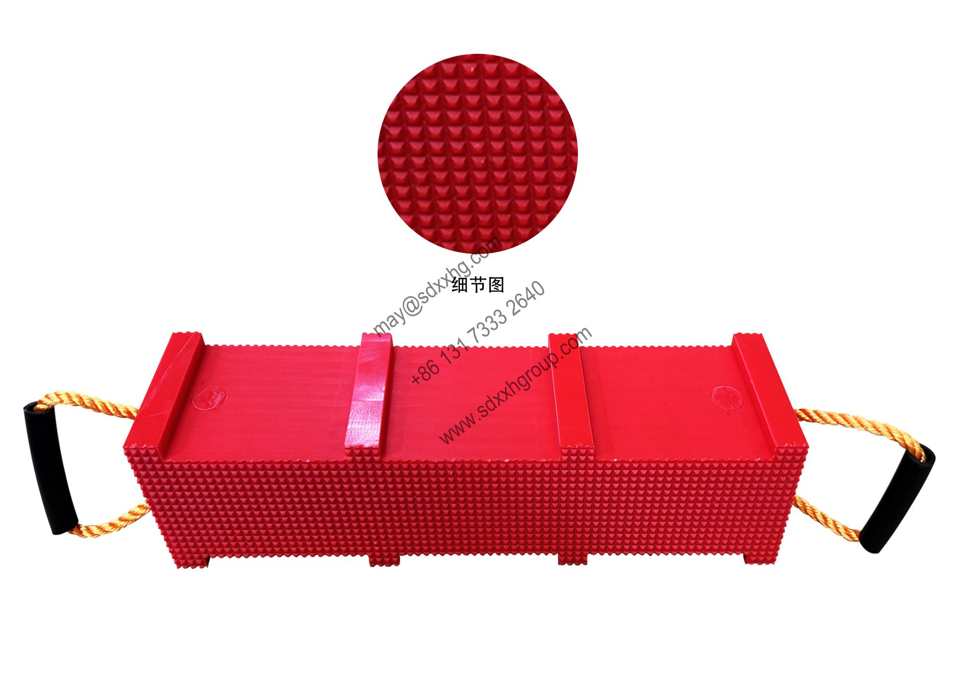composite plastic versatile heavy-duty plastic cribbing block
