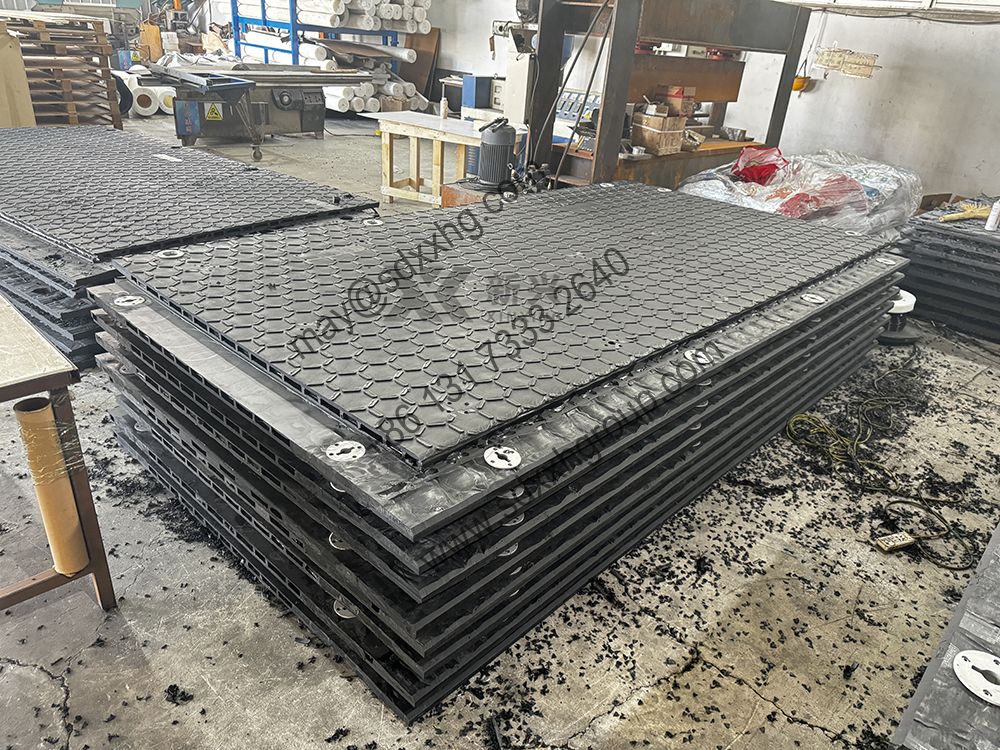The first shipment of HDPE hollow mats will ship to Europe