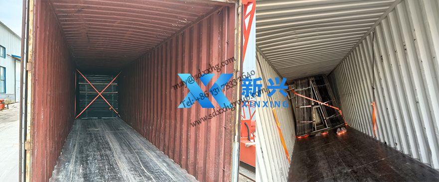 Daily loading of Dura Mats Construction matting boards Daily loading of Dura Mats Construction matting boards